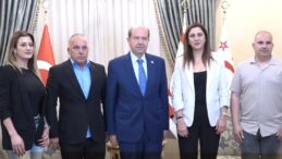 Bay-Sen Başkan ve Yönetim Kurulu üyeleri Cumhurbaşkanı Tatar’ı ziyaret etti