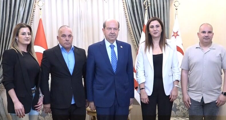 Bay-Sen Başkan ve Yönetim Kurulu üyeleri Cumhurbaşkanı Tatar’ı ziyaret etti