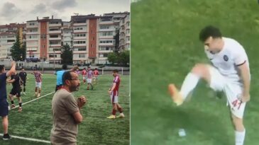 Bu hareket genç bir futbolcuya ilham oldu, kırmızı kart gördü: ‘Hocam ben ne yaptım?’