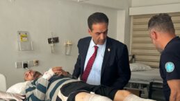 Çalışma Bakanı Gardiyanoğlu, trafik kazasında yaralanan engelli bireyleri ziyaret etti