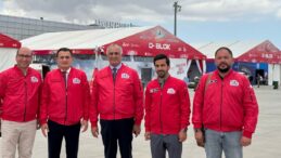 Çavuşoğlu ve  Oğuz  TEKNOFEST alanında incelemelerde bulundu