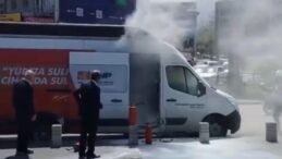 CHP seçim aracı alev alev yandı!