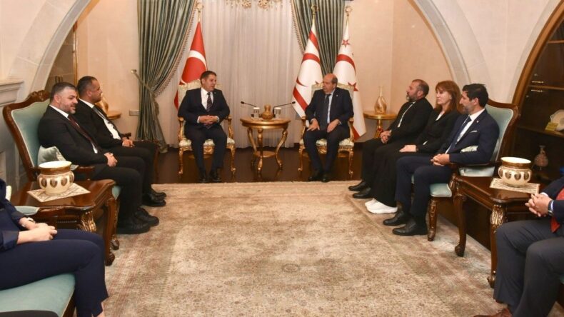 Cumhurbaşkanı Tatar, Milli Olimpiyat Komitesi’ni kabul etti