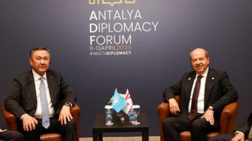 Cumhurbaşkanı Tatar, TDT Genel Sekreteri Kubanychbek Omuraliev ile görüştü