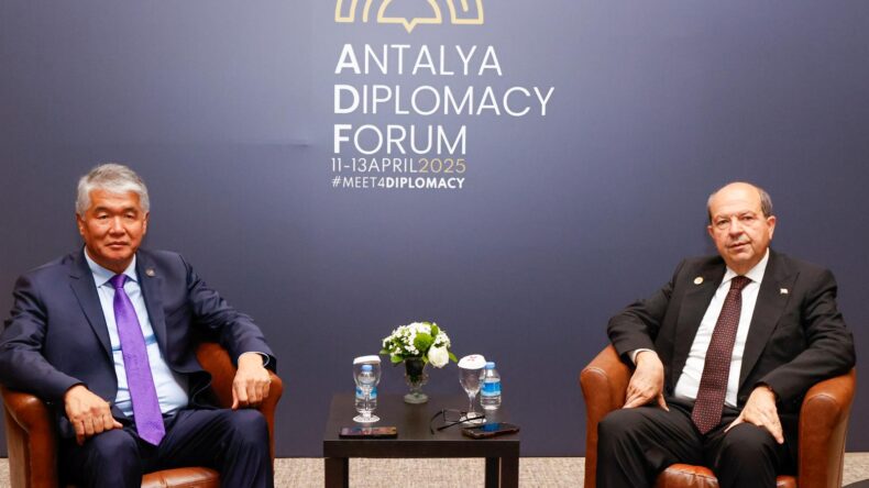 Cumhurbaşkanı Tatar, TÜRSOY Genel Sekreteri Sultan Raev ile görüştü