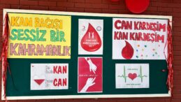 Güzelyurt Kurtluş Lisesi’nde, kan bağış etkinliği ile bilim ve bahar şenliği yapıldı