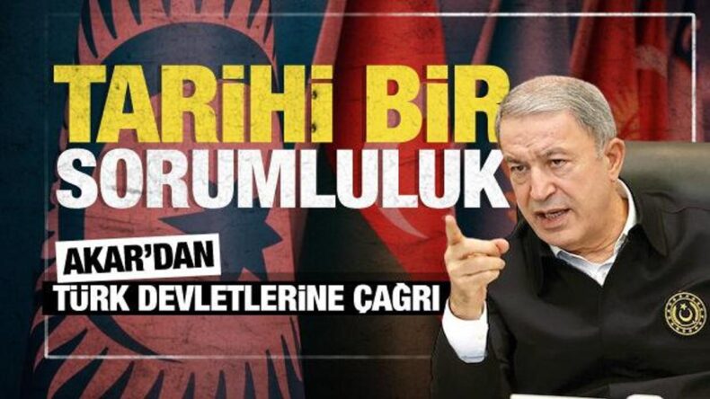 Hulusi Akar’dan Türk Devletleri Teşkilatı’na KKTC çağrısı