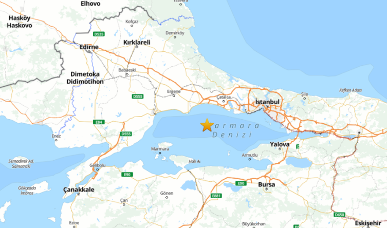 İstanbul’da art arda 3 deprem