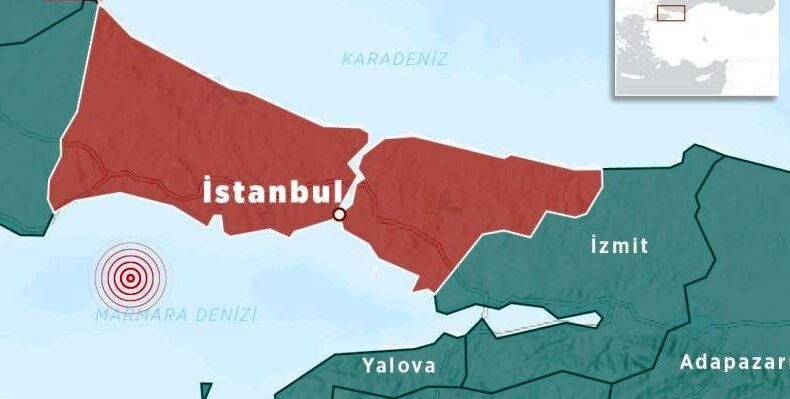 İstanbul’da bir saatte 8 deprem