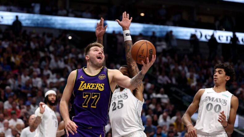 Lakers kazandı, Doncic yıldızlaştı