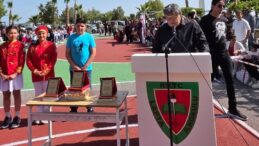 Lapta İlkokulu’nda Esat Faik Muhtaroğlu Kompozisyon Yarışması ödülleri 23 Nisan töreninde verildi