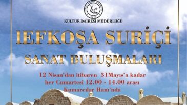 “Lefkoşa Suriçi Sanat Buluşmaları” Cumartesi günü Kumarcılar Hanı’nda başlıyor