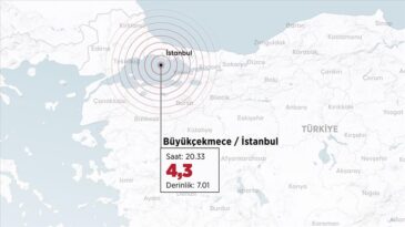 Marmara Denizi’nde art arda depremler meydana geldi