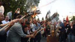 Sendikaların eylemi Meclis önünde devam ediyor