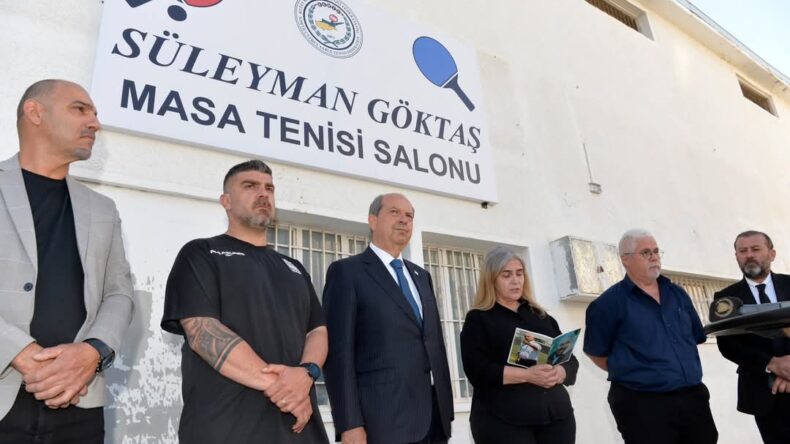 “Süleyman Göktaş Masa Tenisi Salonu”