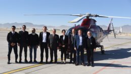 Taksi helikopter seferlerinin ilki gerçekleşti