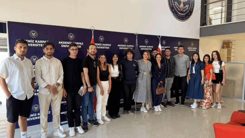 AKÜ Sivil Havacılık Bölümü öğrencileri Lefkoşa Ercan Havalimanı’nı ziyaret etti