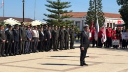Atatürk’ü Anma Gençlik ve Spor Bayramı Güzelyurt’ta  düzenlenen törenle kutlandı