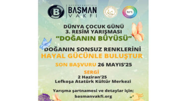 Başman Vakfı ile BRTK’nın düzenlediği Dünya Çocuk Günü 3. Resim Yarışması’na başvurular başladı