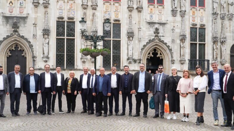 Brüksel’deki KTBB Heyeti’nden Brugge Belediyesi’ne ziyaret