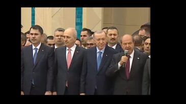 Cumhurbaşkanı Tatar: Bağımsızlığımızın simgesi asırlar boyu yeni yerleşkede duracaktır