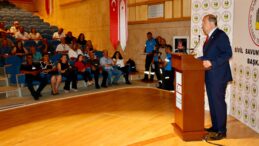 Cumhurbaşkanı Tatar, Güzelyurt’ta Sivil Savunma Teşkilatı’nın terhis törenine katıldı
