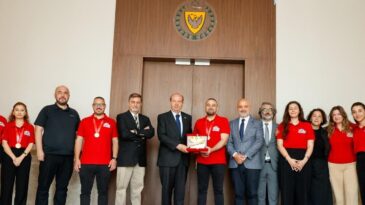 Cumhurbaşkanı Tatar, YDÜ heyetini kabul etti
