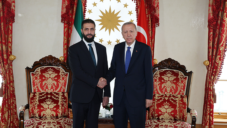 Erdoğan, Ahmed Şara ile İstanbul’da bir araya geldi