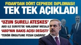 Fidan’dan dört cephede diplomasi! ABD ile anlaşma ve Suriye mesajı! Terör örgütüne çağrı