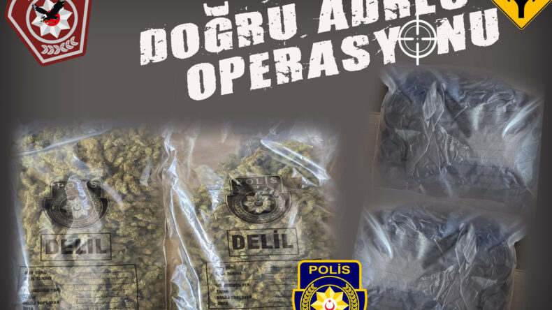 Gazimağusa’daki Doğru Adres Operasyonu’nda 850 gram uyuşturucu ele geçirildi