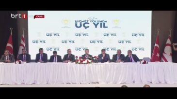 “Halka Hizmet Yolunda Üç Yıl” Basın Toplantısı başladı