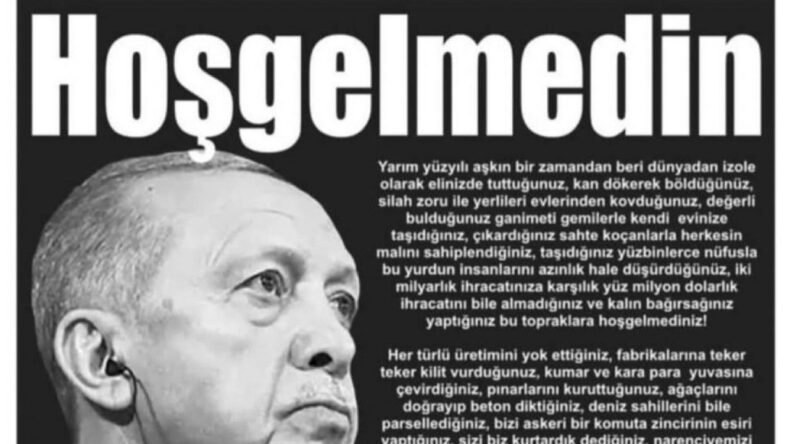 KKTC’de Türkiye karşıtı skandal manşet!