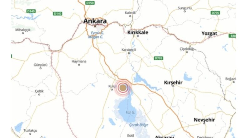 Konya’da 5,2 büyüklüğünde deprem