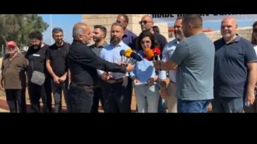 KTOEÖS, KTÖS ve örgüt temsilcileri, basın açıklaması yaptı
