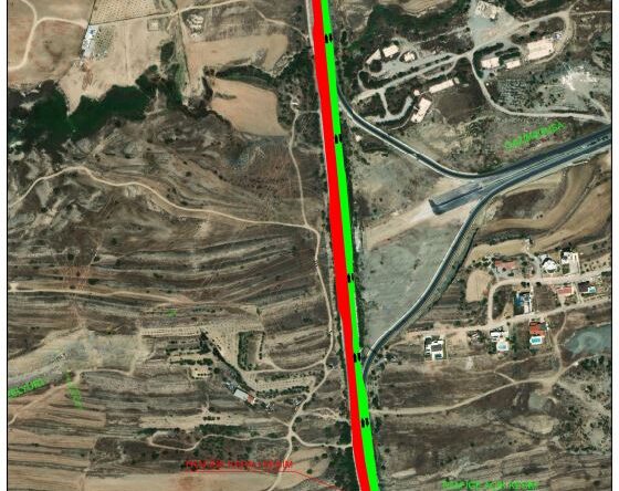 Lefkoşa – Girne ana yolunda çalışma nedeniyle trafik tek şeritten veriliyor