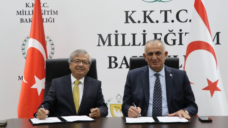 Milli Eğitim Bakanlığı ve Girne Üniversitesi arasında protokol imzalandı