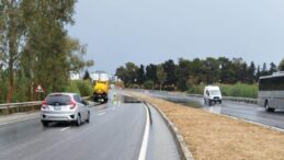 Polis, Gazimağusa-Lefkoşa anayolunda su birikintilerine karşı uyardı