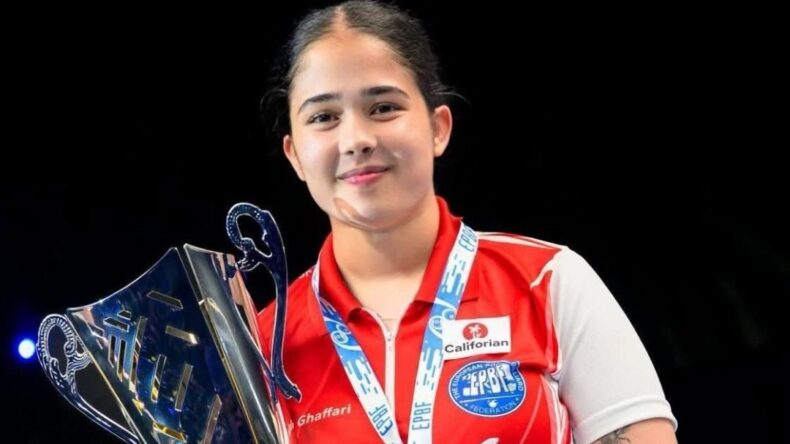 Avrupa Kadınlar Bilardo Şampiyonu Ghaffari yarın basınla bir araya gelecek
