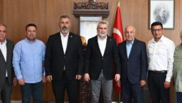 Beyarmudu Belediye Başkanı Bebek, Kahramanmaraş Büyükşehir Belediye Başkanı Görgel’i ziyaret etti