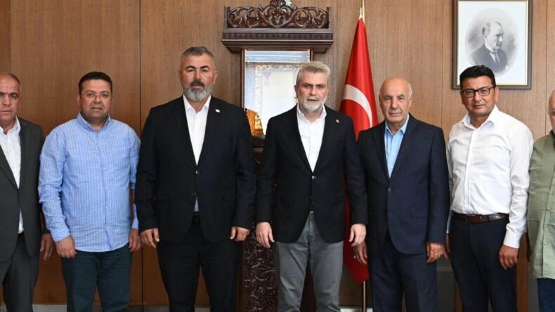 Beyarmudu Belediye Başkanı Bebek, Kahramanmaraş Büyükşehir Belediye Başkanı Görgel’i ziyaret etti