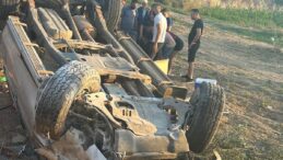 Dipkarpaz’da alkollü içki tesiri altında kaza, 2 yaralı…