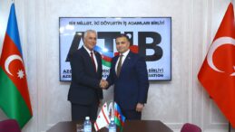 Ekonomi ve Enerji Bakanı Amcaoğlu, Azerbaycan’da iş insanlarıyla buluştu