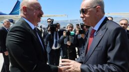 Erdoğan, Aliyev ile görüştü