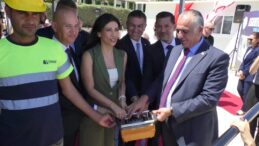 Esentepe İlkokulu’nun yeni okul binasının temeli düzenlenen törenle atıldı