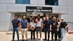 KTOEÖS Milli Eğitim Bakanlığı önünde eylem yaptı