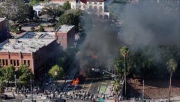 Los Angeles’taki sınır protestoları 3. gününde