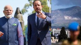 Modi’den Güney Kıbrıs’a ziyaret! Uzaktan KKTC’yi seyretti