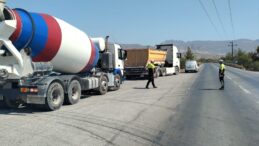 Altı kamyon sürücüsü hakkında yasal işlem başlatıldı