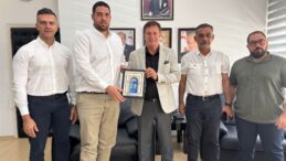 Arıklı, İnşaat Mühendisleri Odası heyetini kabul etti