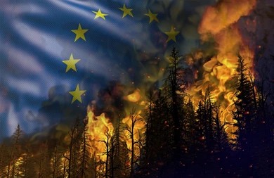 Aşırı sıcakların etkisindeki Avrupa yangın alarmı veriyor
